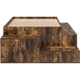  Postelja s shranjevanjem Prekajen hrast Trden les 100 x 200 cm, (22103327) | Shoptok.si