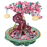 Pirouettes - Čestitka 3D - Pirouettes, Cherry Blossom