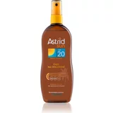Astrid Sun Spray Oil SPF20 vodoodporno olje za zaščito pred soncem v spreju 200 ml
