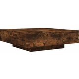  Stolić za kavu s LED svjetlima boja hrasta 100x100x31 cm | shoptok.hr