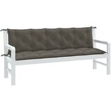 vidaXL Blazina za vrtno klop 2 kos melanž tm. siva 180x50x7 cm blago Cene