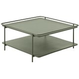 Unique Furniture Zelena kovinska klubska mizica 75x75 cm Yuba – | Shoptok.si