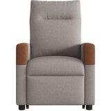  Naslonjač na podizanje od tkanine smeđesivi | shoptok.hr