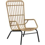 Maison Chic Vrtni Stoli - Stol za vrt iz poli ratana svetlo rjav JS655, (21878544) | Shoptok.si