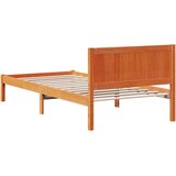  Krevetna konstrukcija Smeđa 80 x 200 cm Čvrsto borovo drvo | shoptok.hr