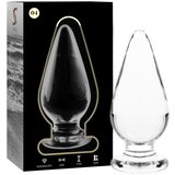 Ibiza Nebula Model 4 Anal Plug Borosilicate Glass 11x5cm Clear | Shoptok.si
