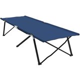  Sklopivi kamperski krevet Plava 206 x 76 x 74 cm Oxford i čelik | shoptok.hr