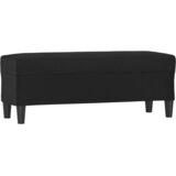  Klupa crna 100 x 35 x 41 cm od umjetne kože | shoptok.hr