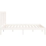  Posteljni okvir bel iz trdnega lesa 120x200 cm, (20644142) | Shoptok.si