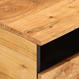 vidaXL Klubska mizica 80x54x40 cm trden akacijev les | Shoptok.si