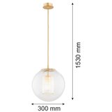  Argon 8626 - Visilica na sajli HAMPTON 1xE27/15W/230V | Eponuda.com