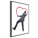  Plakat - Elegant Graffiti Artist 60x90 Crni okvir | shoptok.hr
