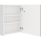  LED kupaonski ormarić s ogledalom sjajni bijeli 50 x 14 x 60 cm | shoptok.hr