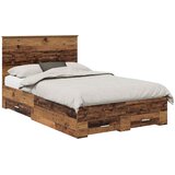  Krevetna konstrukcija Staro drvo 120 x 190 cm Konstruirano drvo | shoptok.hr