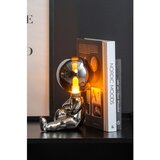 Leitmotiv LED stolna lampa s mogućnosti zatamnjivanja u srebrnoj boji sa staklenim sjenilom (visina 22,5 cm) Joey – | shoptok.hr
