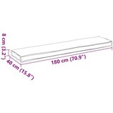 Vanjski Blazine za palete za klop 2 kosi Kraljevo modra 180x40x8 cm Oxford tkanina, (22090412) | Shoptok.si