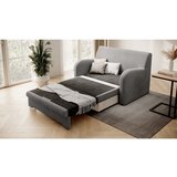 ELTAP Siva žametna raztegljiva sedežna garnitura 130 cm Ario – | Shoptok.si