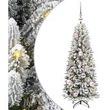  Umjetno božićno drvce Bijela 120 cm PVC, plastika, čelik i PE | shoptok.hr