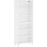  The Living Store Visoka komoda bela 69,5x32,5x180 cm inženirski les - Visoka Omarica, (21441919) | Shoptok.si