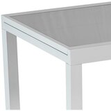 Gardenson Raztegljiva Vrtna Miza Ambia, Steklo, Aluminij, 180-240x100 | Shoptok.si