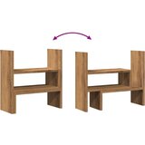  Organizator za stol podesivi boja hrasta 40 x 17 x 41 cm drveni | shoptok.hr