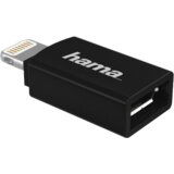 Hama adapter 178400 Micro USB ženski na iPhone MFI, Crna Cene