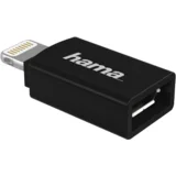 adapter 178400 Micro USB ženski na iPhone MFI, Crna
