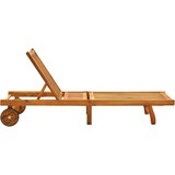  Vrtna ležaljka za sunčanje s jastukom masivno bagremovo drvo Tupe 200 x 63 x 85 cm | shoptok.hr