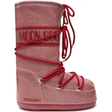 Moon Boot MB ICON JR GLITTER Crvena