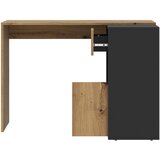 Modern Living Pisalna Miza Corner 2, Barva Hrasta, Antracit | Shoptok.si