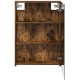  Kupaonski ormar s ogledalom Dimljeni hrast 50 x 14,5 x 70 cm | shoptok.hr