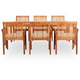  9-dijelni vrtni blagovaonski set s jastucima bagremovo drvo | shoptok.hr