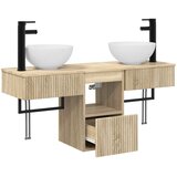  Set namještaja za kupaonicu 3 kom. Hrast sonoma | shoptok.hr