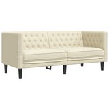  Chesterfield garnitura od 3 dijela, krem, umjetna koža | shoptok.hr