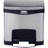 Rubbermaid Zbiralnik odpadkov s pedalom SLIM JIM® iz nerjavnega jekla, prostornina 15 l, ŠxVxG 302 x 399 x 396 mm | Shoptok.si