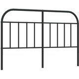  Metalno zamjensko uzglavlje crno 150 cm | shoptok.hr