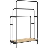 vidaXL Sušilnik za oblačila s polico sonoma hrast 60 x 30 x 100.5 cm | Shoptok.si