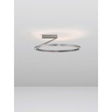 Nova Luce Aluminijasta LED zatemnitvena stropna svetilka v srebrni barvi Tilia – | Shoptok.si