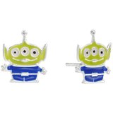 Toy Story Naušnice Alien, srebro 925 | shoptok.hr