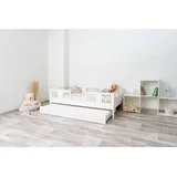 Drveni dječji krevet Luna 20 - bijeli - 200x90 cm - Dodatni krevet
