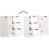  Komoda bijela 60x30x70 cm od konstruiranog drva | shoptok.hr
