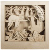RAYHER Lesena sestavljanka Lenivec, 24x24x6.5cm, 11-delna, (20728338) | Shoptok.si