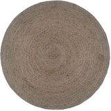  Ručno rađeni tepih od jute okrugli 240 cm sivi | shoptok.hr