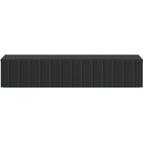 Stolna Stenska stranska miza Črna 87,5 x 34,5 x 17 cm Inženirski les, (5000232518) | Shoptok.si