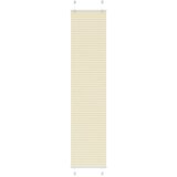 vidaXL Plisirana zavjesa krem boje 45x200 cm Širina tkanine 44 4 cm Poliester - Krema 45 x 200 cm | shoptok.hr