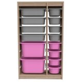 Hanah home višenamenska polica montana xs 2D4N8U sonomo grey pink | ePonuda.com
