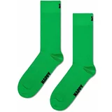 Happy Socks Nogavice Solid Sock zelena barva