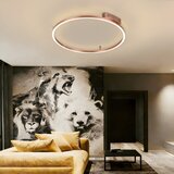 Immax NEO 07326-80C-LED prigušiva stropna LED svetiljka FINO LED/55W/230V 80 cm Tuya ružičasto zlato + daljinski upravljač | Eponuda.com
