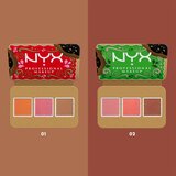 NYX Professional Makeup Holiday Buttermelt paleta za lica odtenek Light/Medium 3x4 g | Shoptok.si