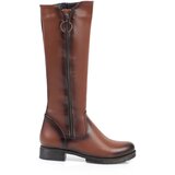 Capone Outfitters Women's Ankle Boots With External Zipper Accessory Inner Zipper | shoptok.hr